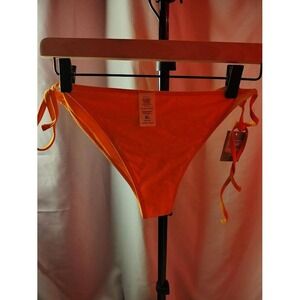 Full Tilt Orange Tie Side Bikini Bottoms Swimsuit Women's‎ XL